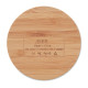 Bezdrôtová bambusová nabíjačka - wood 6