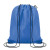 Batoh so šnúrkami zo 190T RPET, farba - královská modř