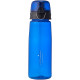 Športová fľaša Capri - průhledná modrá 6