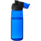 Športová fľaša Capri - průhledná modrá 2