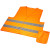 Profesionálna bezpečnostná vesta v obale - Bullet - farba neonově oranžová