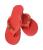 Beach slippers, farba - red