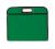 Document bag, farba - green