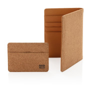 RFID korkové puzdro na karty - XD Collection