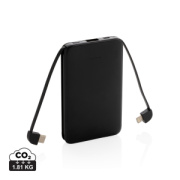 Vrecková powerbanka 5 000 mAh s integrovaným káblom - XD Collection