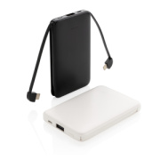 Vrecková powerbanka 5 000 mAh s integrovaným káblom - XD Collection