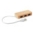 USB hub, 3 porty, farba - barva dřeva
