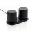 Set bezdrôtovo nabíjaných stereo reproduktorov - XD Collection, farba - čierna