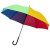 Vetru odolný dáždnik Sarah s automatickým otváraním, farba - duhová