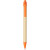 Berk guľôčkové pero z recyklovanej lepenky, farba - 0ranžová