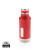 Nepriepustná termo fľaša s plieškom na logo - XD Collection, farba - červená