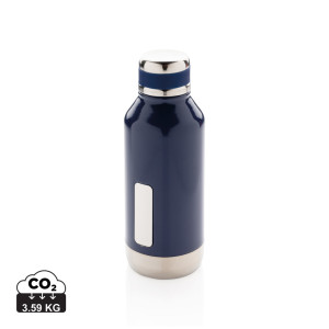 Nepriepustná termo fľaša s plieškom na logo - XD Collection