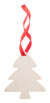 WoXmas Ozdoba na vianočný stromček, hviezda , farba - natural, veľkosť - 80×70×3 mm