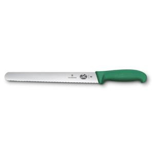 Victorinox Fibrox Nárezový nôž - zúbkované ostrie zelený - Victorinox