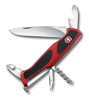Victorinox Delémont RangerGrip 68 Vreckový nôž červená/čierna 130 mm