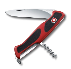 Victorinox Delémont RangerGrip 52 Vreckový nôž červená/čierna 130 mm