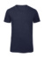 Triblend tričko s V-výstrihom V Triblend/men - B&C, farba - heather navy, veľkosť - S