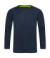 Pánske tričko Active 140 s dlhými rukávmi - Stedman, farba - marina blue, veľkosť - L