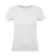 Dámske tričko #E150 - B&C, farba - white, veľkosť - XS