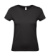 Dámske tričko #E150 - B&C, farba - čierna, veľkosť - XS