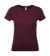 Dámske tričko #E150 - B&C, farba - burgundy, veľkosť - XS