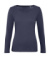 Organic Inspire LSL T /women T-shirt - B&C, farba - navy blue, veľkosť - XS