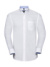 Pánska košeľa Tailored Washed Oxford Shirt - Russel, farba - white/oxford blue, veľkosť - S