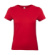 Dámske tričko #E190 - B&C, farba - red, veľkosť - XS