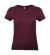 Dámske tričko #E190 - B&C, farba - burgundy, veľkosť - XS