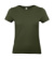 Dámske tričko #E190 - B&C, farba - urban khaki, veľkosť - XS