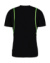 Tričko Gamegear® Cooltex® - Kustom Kit, farba - black/fluorescent lime, veľkosť - XS