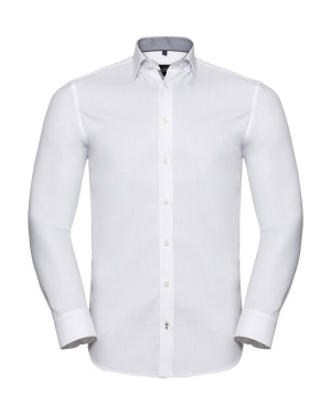 Košeľa Tailored Contrast Herringbone - Russel