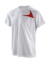 Tričko Dash Training - Spiro, farba - white/red, veľkosť - S