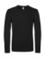 Tričko s dlhými rukávmi #E150 - B&C, farba - čierna, veľkosť - S