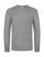 Tričko s dlhými rukávmi #E150 - B&C, farba - sport grey, veľkosť - S