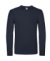 Tričko s dlhými rukávmi #E150 - B&C, farba - navy, veľkosť - S