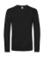 Tričko s dlhými rukávmi #E190 - B&C, farba - čierna, veľkosť - S