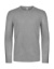 Tričko s dlhými rukávmi #E190 - B&C, farba - sport grey, veľkosť - S