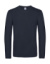 Tričko s dlhými rukávmi #E190 - B&C, farba - navy, veľkosť - L