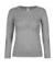 Dámske tričko s dlhými rukávmi #E150 - B&C, farba - sport grey, veľkosť - XS