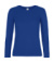 Dámske tričko s dlhými rukávmi #E190 - B&C, farba - royal blue, veľkosť - XS