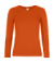 Dámske tričko s dlhými rukávmi #E190 - B&C, farba - urban orange, veľkosť - S