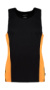 Tričko Gamegear® Cooltex® - Gamegear, farba - black/fluorescent orange, veľkosť - XS