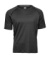 Tričko COOLdry - Tee Jays, farba - black melange, veľkosť - M