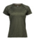 Sámske tričko COOLdry - Tee Jays, farba - olive melange, veľkosť - XL
