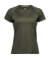 Dámske tričko COOLdry  - Tee Jays, farba - olive melange, veľkosť - 2XL