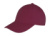 6-panelová šiltovka Memphis s nízkym profilom - Result, farba - burgundy, veľkosť - One Size