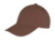 6-panelová šiltovka Memphis s nízkym profilom - Result, farba - chocolate brown, veľkosť - One Size