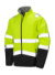 Potlačiteľný bezpečnostný softshell - Result, farba - fluorescent yellow/black, veľkosť - L