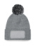 Potlačiteľná čiapka Snowstar Beanie - Beechfield, farba - heather grey/black, veľkosť - One Size